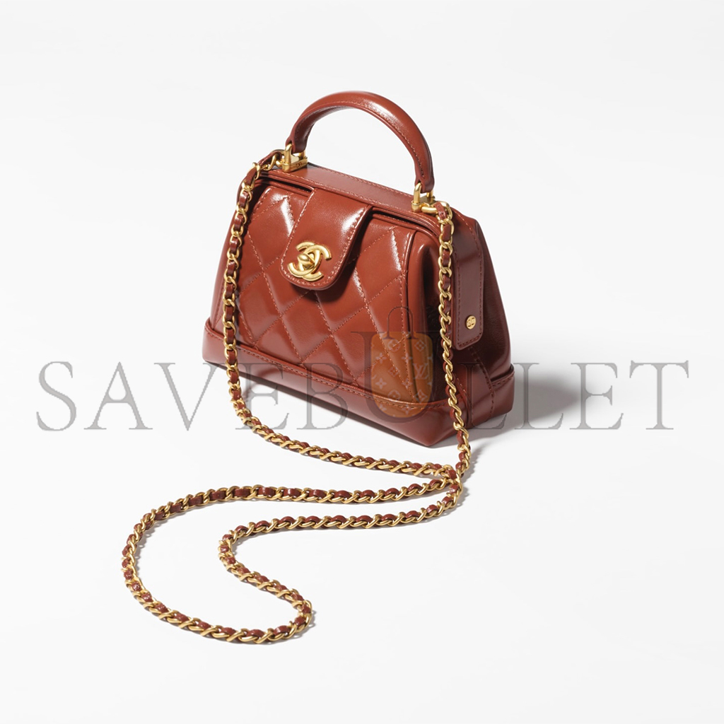 Ch*el master mini bag with handle as4958 (18*12*7cm)